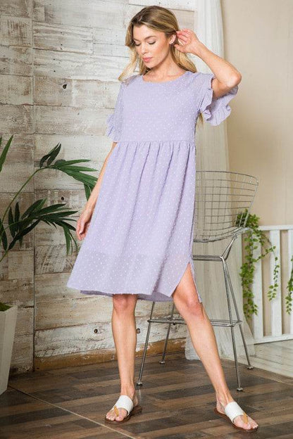 Swiss Dot Chiffon Dress - Shop Style & More | Fresh Looks, Everyday Deals & Free Shipping