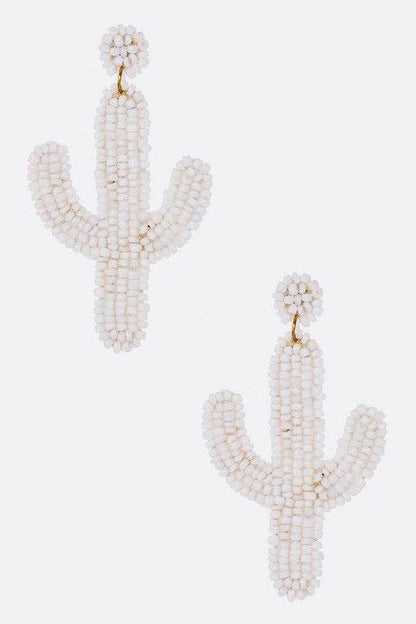 Beaded Cactus Iconic Earrings - Shop Style & More | Fresh Looks, Everyday Deals & Free Shipping