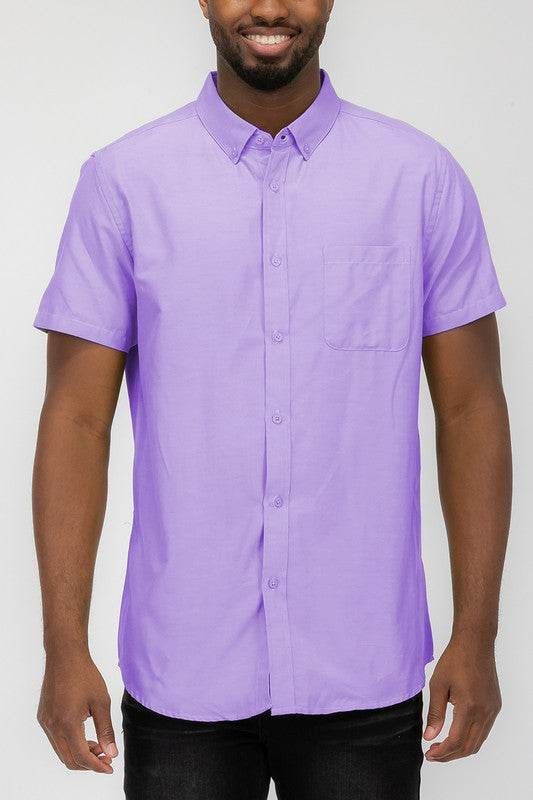 Weiv Men's Casual Short Sleeve Solid Shirts - Shop Style & More | Fresh Looks, Everyday Deals & Free Shipping