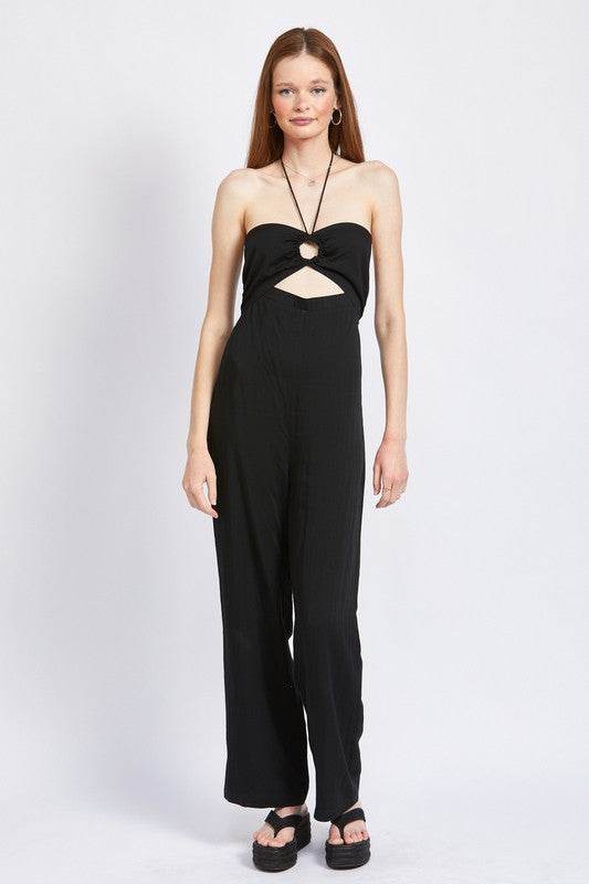 BANDEAU HALTER NECK JUMPSUIT - Shop Style & More | Fresh Looks, Everyday Deals & Free Shipping