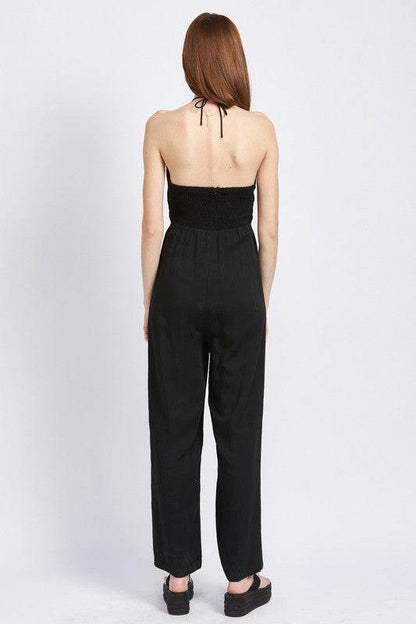 BANDEAU HALTER NECK JUMPSUIT - Shop Style & More | Fresh Looks, Everyday Deals & Free Shipping