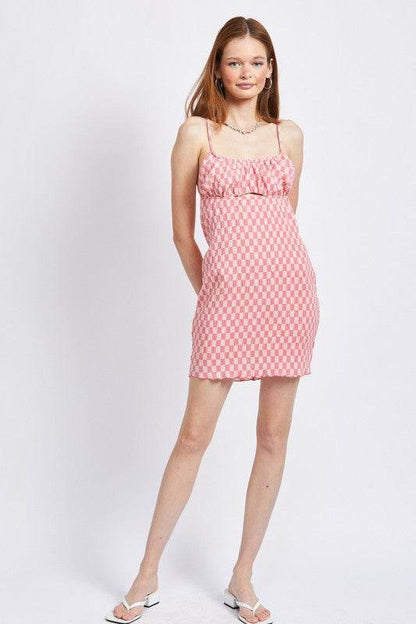 SPAGHETTI STRAP MINI PLAID DRESS - Shop Style & More | Fresh Looks, Everyday Deals & Free Shipping