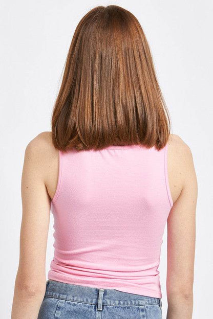 SCREEN PRINT BOAT NECK TANK TOP - Shop Style & More | Fresh Looks, Everyday Deals & Free Shipping