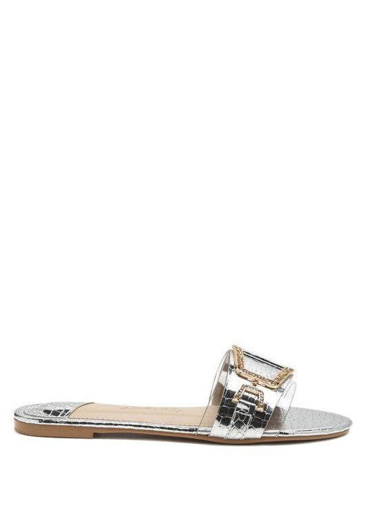 BRILLO JEWEL CROC FLATS - Shop Style & More | Fresh Looks, Everyday Deals & Free Shipping