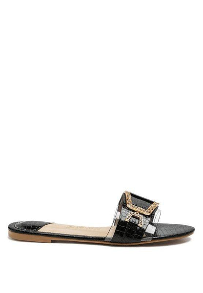 BRILLO JEWEL CROC FLATS - Shop Style & More | Fresh Looks, Everyday Deals & Free Shipping