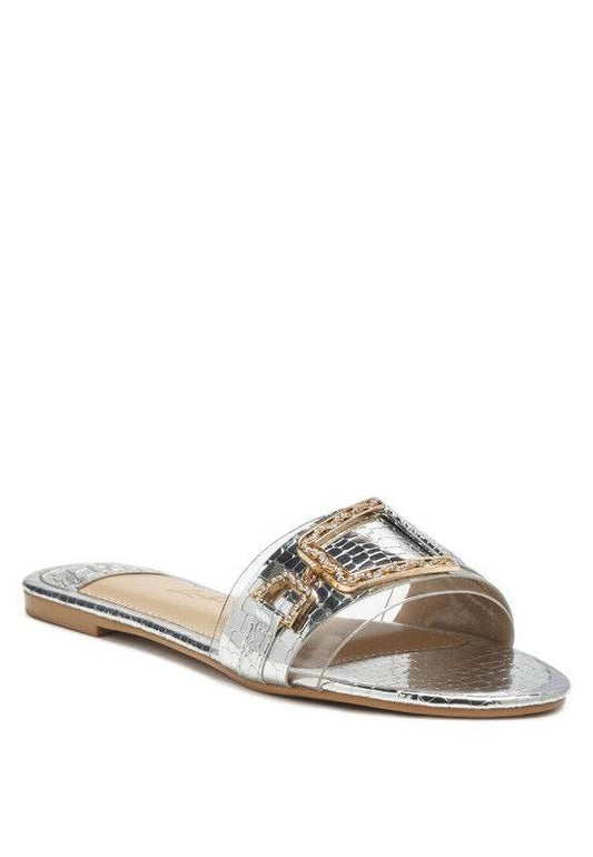 BRILLO JEWEL CROC FLATS - Shop Style & More | Fresh Looks, Everyday Deals & Free Shipping
