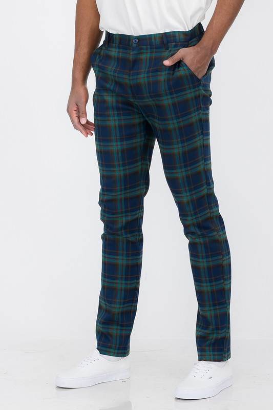 Weiv Mens Plaid Trouser Pants - Shop Style & More | Fresh Looks, Everyday Deals & Free Shipping