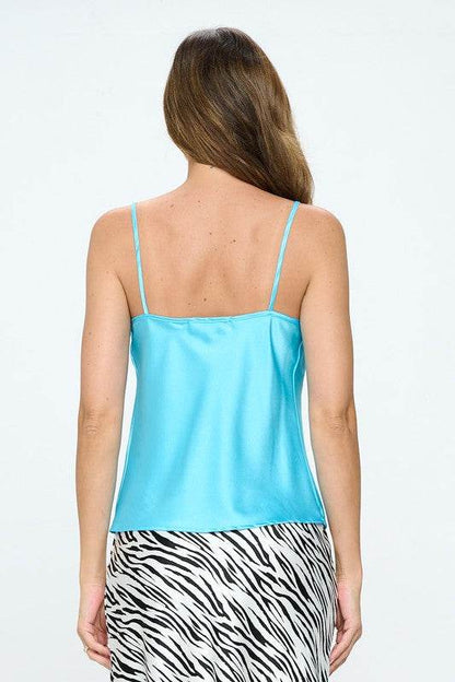 Made in USA Silky Satin Tank Top - Shop Style & More | Fresh Looks, Everyday Deals & Free Shipping