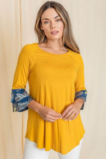 Floral Double Ruffle Tunic - Shop Style & More | Fresh Looks, Everyday Deals & Free Shipping