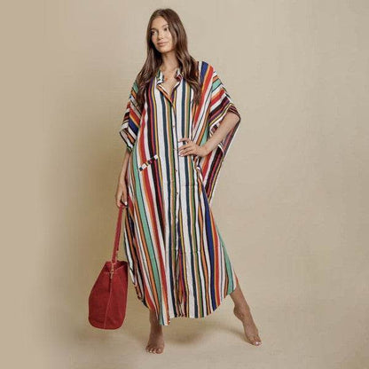 Wide Dress -Stripes - Shop Style & More | Fresh Looks, Everyday Deals & Free Shipping