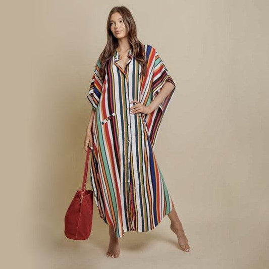 Wide Dress -Stripes - Shop Style & More | Fresh Looks, Everyday Deals & Free Shipping