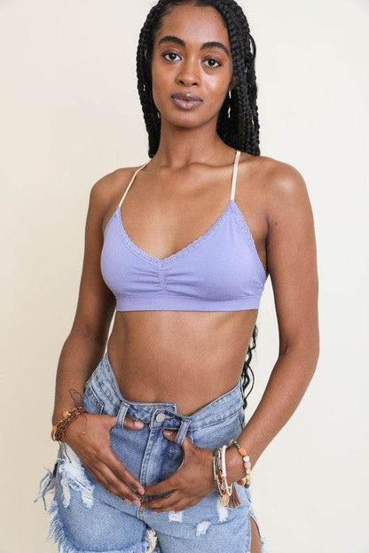 Floral Lattice Bralette - Shop Style & More | Fresh Looks, Everyday Deals & Free Shipping