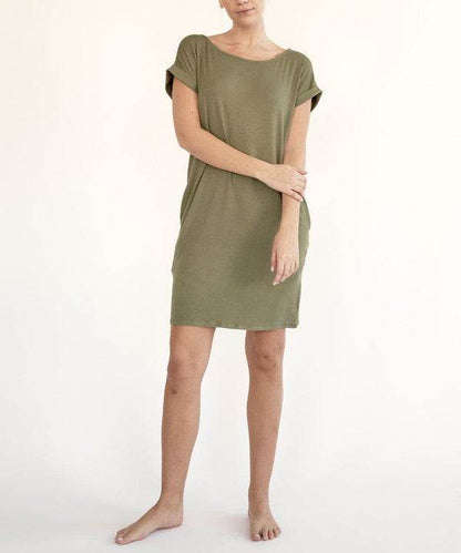 BAMBOO CROP DRESS WITH POCKETS - Shop Style & More | Fresh Looks, Everyday Deals & Free Shipping