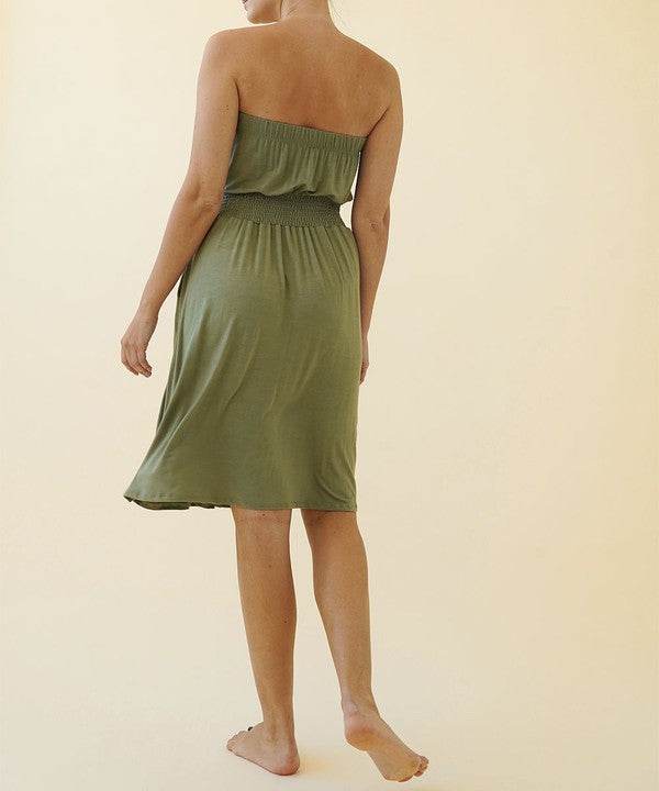 BAMBOO TUBE DRESS KNEE LENGTH - Shop Style & More | Fresh Looks, Everyday Deals & Free Shipping