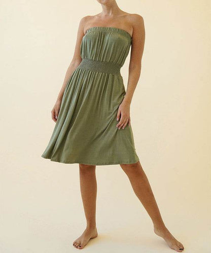 BAMBOO TUBE DRESS KNEE LENGTH - Shop Style & More | Fresh Looks, Everyday Deals & Free Shipping