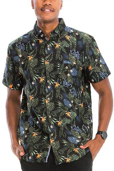 Hawaiian Print Button Down Shirt - Shop Style & More | Fresh Looks, Everyday Deals & Free Shipping