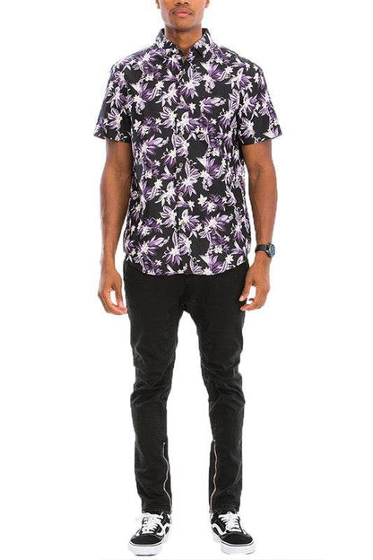 Hawaiian Print Button Down Shirt - Shop Style & More | Fresh Looks, Everyday Deals & Free Shipping