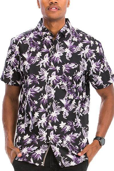 Hawaiian Print Button Down Shirt - Shop Style & More | Fresh Looks, Everyday Deals & Free Shipping