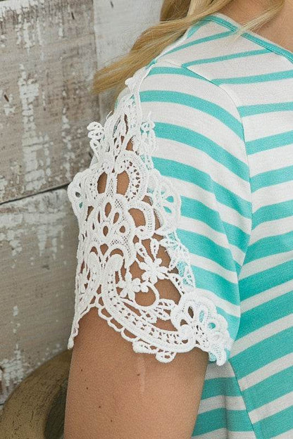 Clunny Patch Sleeve Top - Shop Style & More | Fresh Looks, Everyday Deals & Free Shipping
