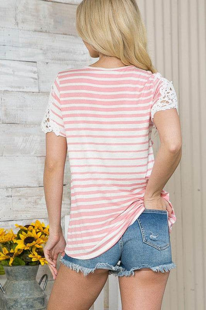 Clunny Patch Sleeve Top - Shop Style & More | Fresh Looks, Everyday Deals & Free Shipping