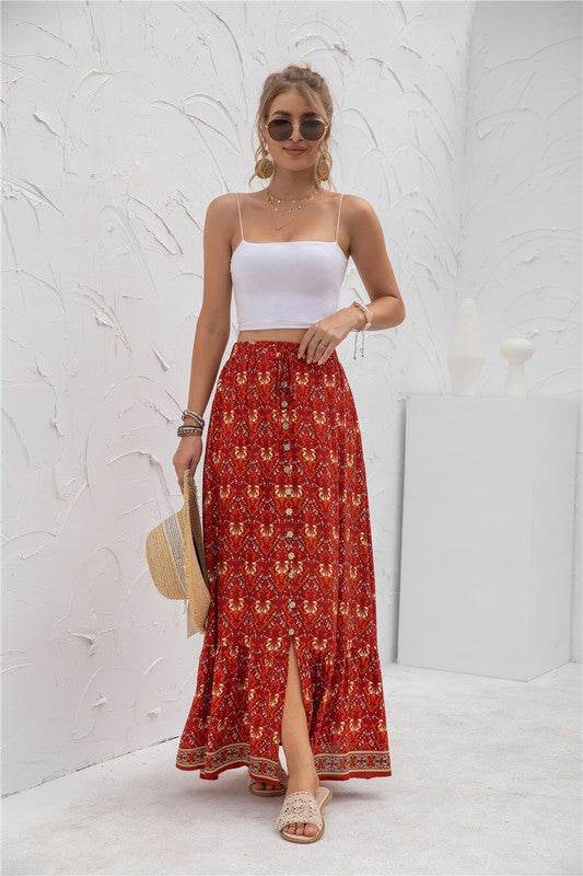 Womens Print Maxi Skirt - Shop Style & More | Fresh Looks, Everyday Deals & Free Shipping