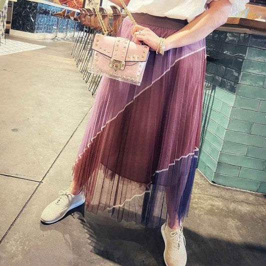 Amelia Double-Layered Skirt  - Shop Style & More | Fresh Looks, Everyday Deals & Free Shipping