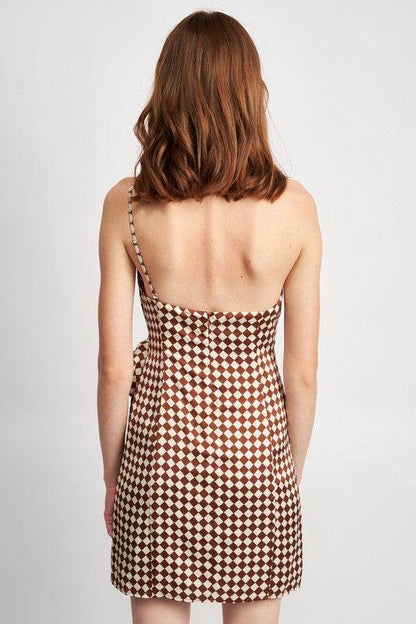 ONE SHOULDER WRAPPED MINI DRESS - Shop Style & More | Fresh Looks, Everyday Deals & Free Shipping