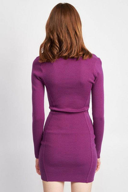 SCOOP NECK MINI DRESS WITH PIPING DETAIL - Shop Style & More | Fresh Looks, Everyday Deals & Free Shipping