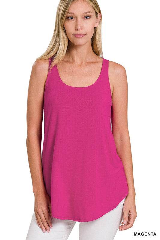 Sleeveless Round Neck & Round Hem Top - Shop Style & More | Fresh Looks, Everyday Deals & Free Shipping