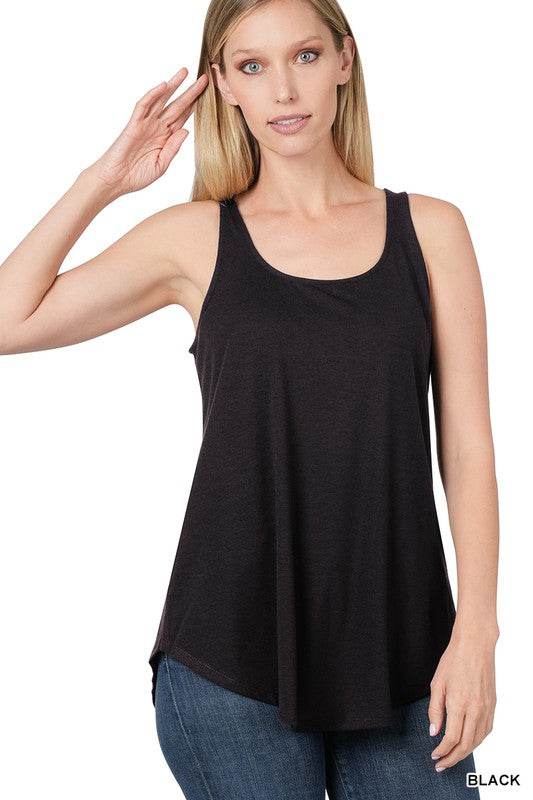 Sleeveless Round Neck & Round Hem Top - Shop Style & More | Fresh Looks, Everyday Deals & Free Shipping