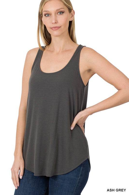 Sleeveless Round Neck & Round Hem Top - Shop Style & More | Fresh Looks, Everyday Deals & Free Shipping