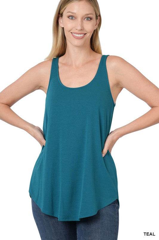 Sleeveless Round Neck & Round Hem Top - Shop Style & More | Fresh Looks, Everyday Deals & Free Shipping