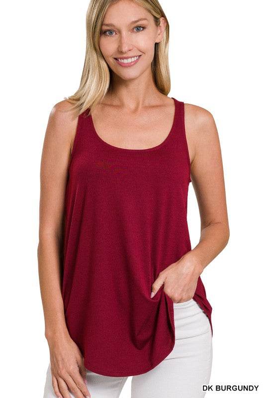 Sleeveless Round Neck & Round Hem Top - Shop Style & More | Fresh Looks, Everyday Deals & Free Shipping