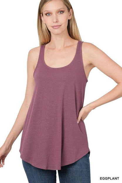 Sleeveless Round Neck & Round Hem Top - Shop Style & More | Fresh Looks, Everyday Deals & Free Shipping