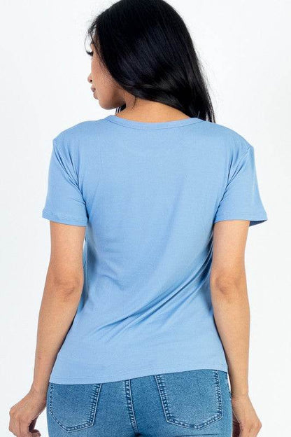 Basic Short Sleeve T-shirt - Shop Style & More | Fresh Looks, Everyday Deals & Free Shipping