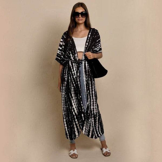 Black & White Kimono - Shop Style & More | Fresh Looks, Everyday Deals & Free Shipping