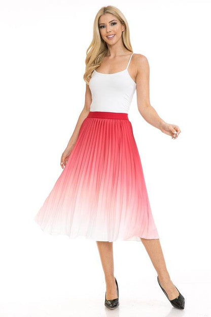 Women's High Waist Pleated A-Line Swing - Shop Style & More | Fresh Looks, Everyday Deals & Free Shipping