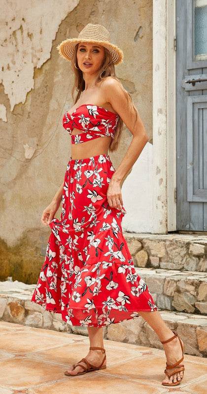 WOMEN'S LONG SKIRT 2 PCS SET - Shop Style & More | Fresh Looks, Everyday Deals & Free Shipping