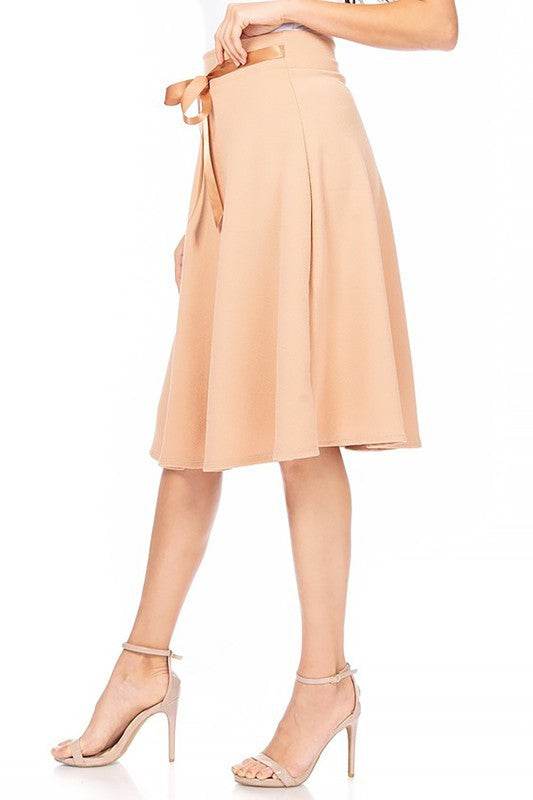 Solid A-line Skirt - Shop Style & More | Fresh Looks, Everyday Deals & Free Shipping