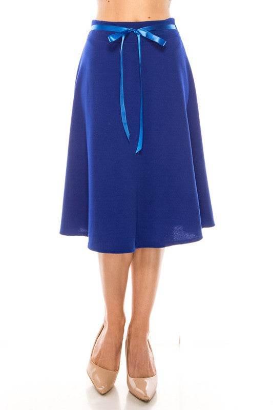 Solid A-line Skirt - Shop Style & More | Fresh Looks, Everyday Deals & Free Shipping