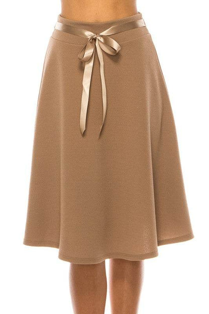 Solid A-line Skirt - Shop Style & More | Fresh Looks, Everyday Deals & Free Shipping