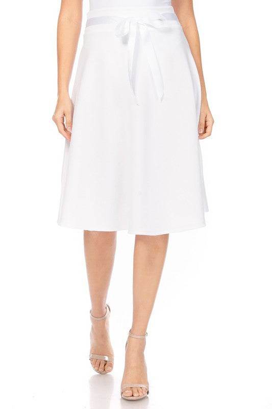 Solid A-line Skirt - Shop Style & More | Fresh Looks, Everyday Deals & Free Shipping