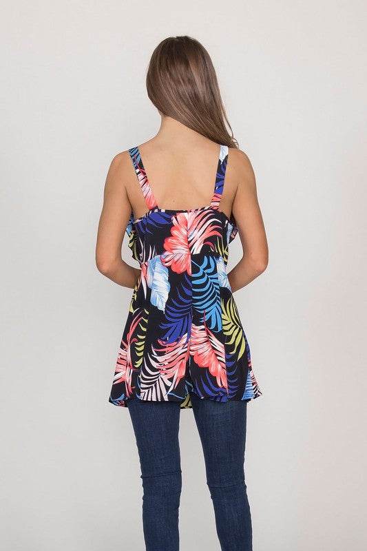 Royal Blue Indah Floral Print Blouse - Shop Style & More | Fresh Looks, Everyday Deals & Free Shipping