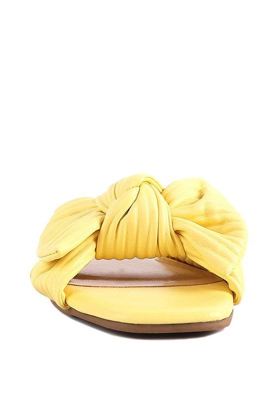 Little Jane Textured Bow Slider Flats - Shop Style & More | Fresh Looks, Everyday Deals & Free Shipping