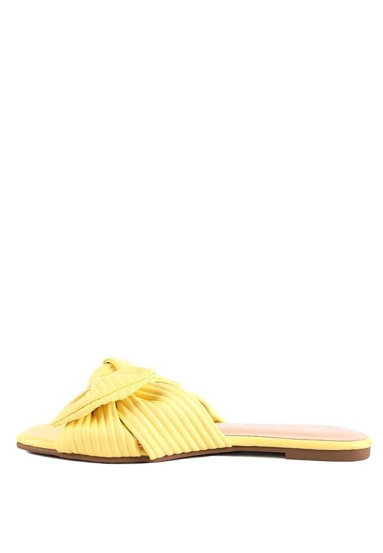 Little Jane Textured Bow Slider Flats - Shop Style & More | Fresh Looks, Everyday Deals & Free Shipping