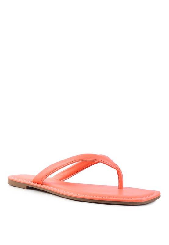 RERA SQUARE TOE THONG FLATS - Shop Style & More | Fresh Looks, Everyday Deals & Free Shipping