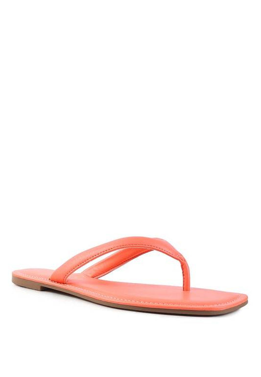 RERA SQUARE TOE THONG FLATS - Shop Style & More | Fresh Looks, Everyday Deals & Free Shipping