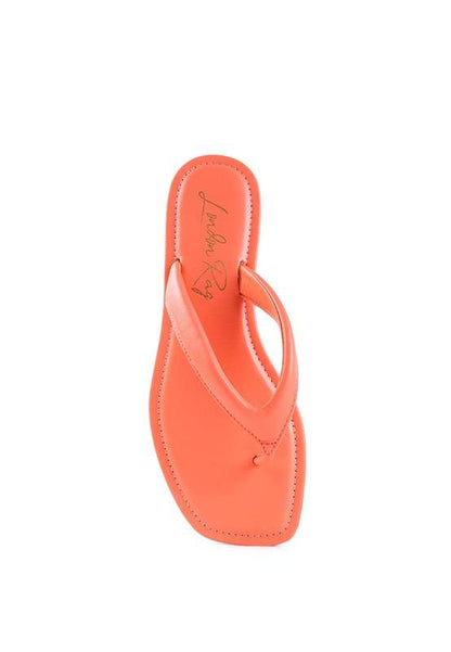 RERA SQUARE TOE THONG FLATS - Shop Style & More | Fresh Looks, Everyday Deals & Free Shipping