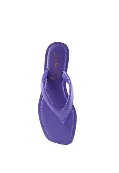 RERA SQUARE TOE THONG FLATS - Shop Style & More | Fresh Looks, Everyday Deals & Free Shipping