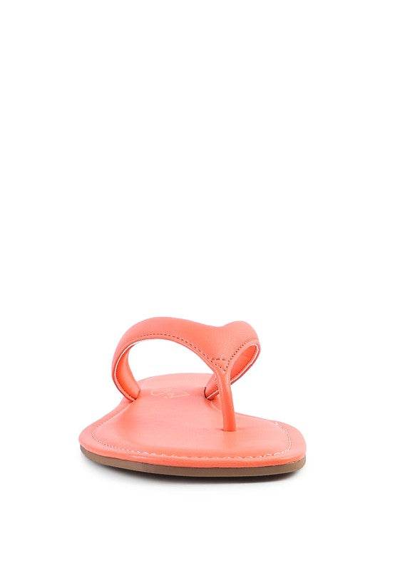 RERA SQUARE TOE THONG FLATS - Shop Style & More | Fresh Looks, Everyday Deals & Free Shipping